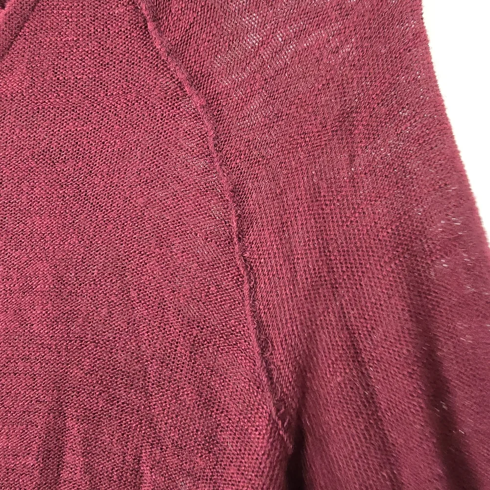 We The Intimately Free People Movement Bae Bae Layering Top NEW Burgundy Size S